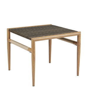 Resin Wicker Side Table Wayfair Natale Resin Wicker Side Table