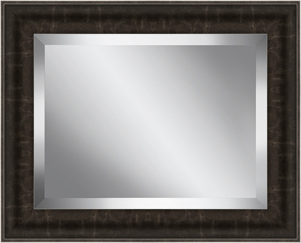 Ashton Wall Décor LLC Undertone Framed Beveled Plate Glass Mirror