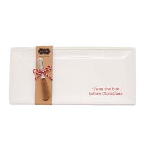 Holiday Hostess Bite Before Christmas 2 Piece Platter Set