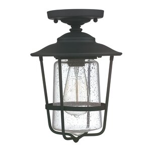 Glen 1-Light Semi-Flush Mount