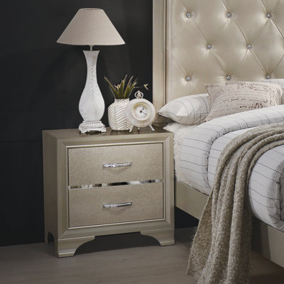 Mcafee 2 Drawer Nightstand Rosdorf Park