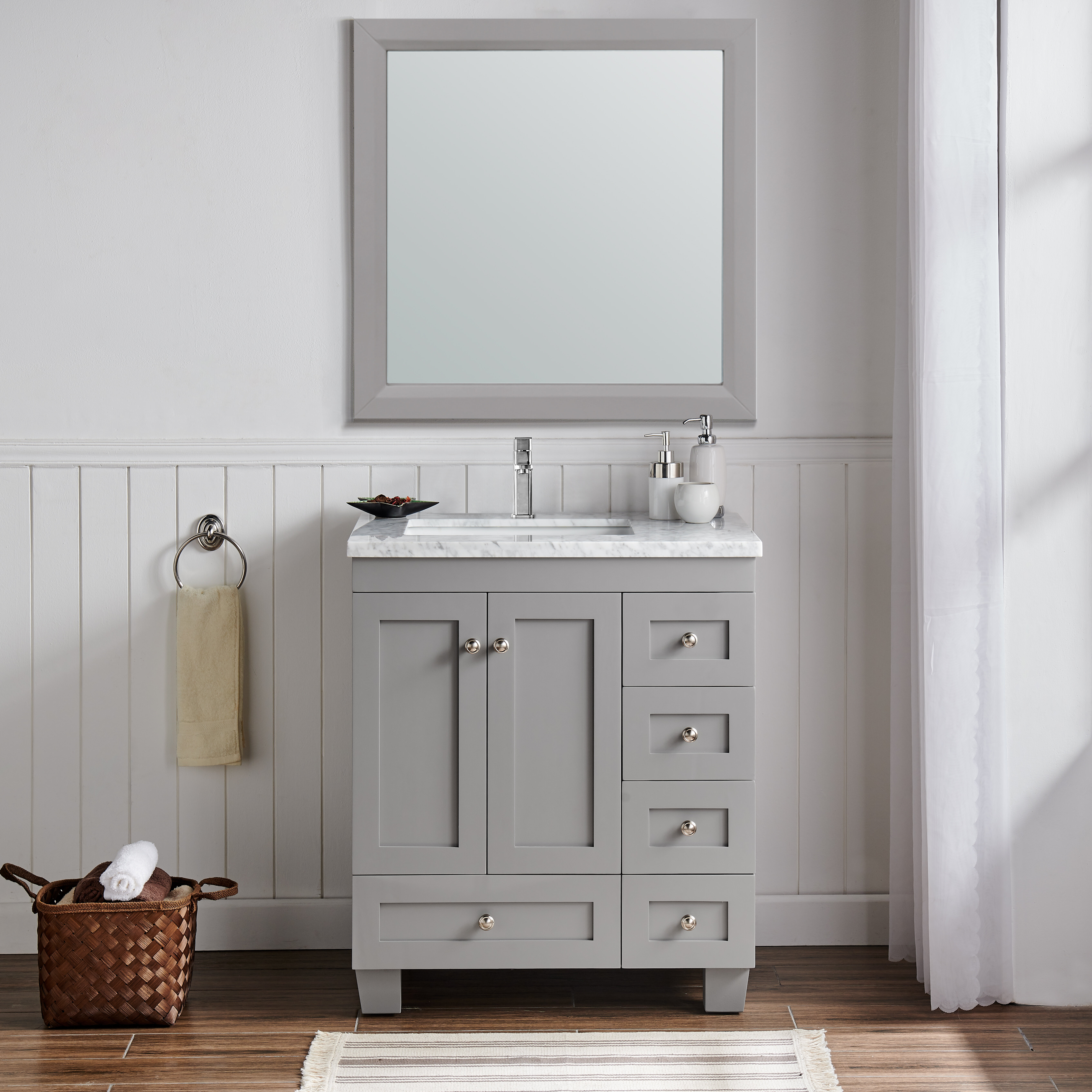 Cleeve Transitional 31 Single Bathroom Vanity Set Reviews