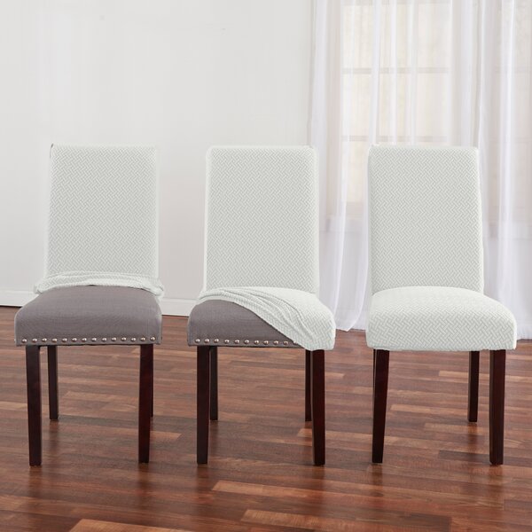 Harlowe Box Cushion Dining Chair Slipcover (Set Of 4) By Ebern Designs