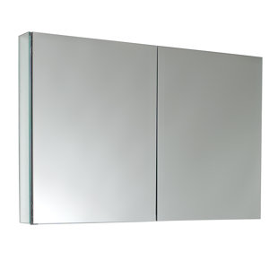 Medicine Cabinets Joss Main 39 5 X 26 13 Recessed Or Surface Mount Frameless Medicine Cabinet