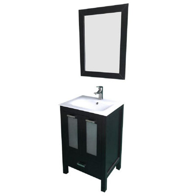 Brayden Studio Drake 72 Double Bathroom Vanity Set With Mirror Hirst 24 Single Bathroom Vanity Set With Mirror