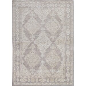 Buy Hand-Knotted Beige Area Rug!