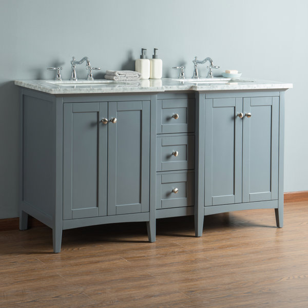 Chelton 60 Double Bathroom Vanity Set by Breakwater Bay