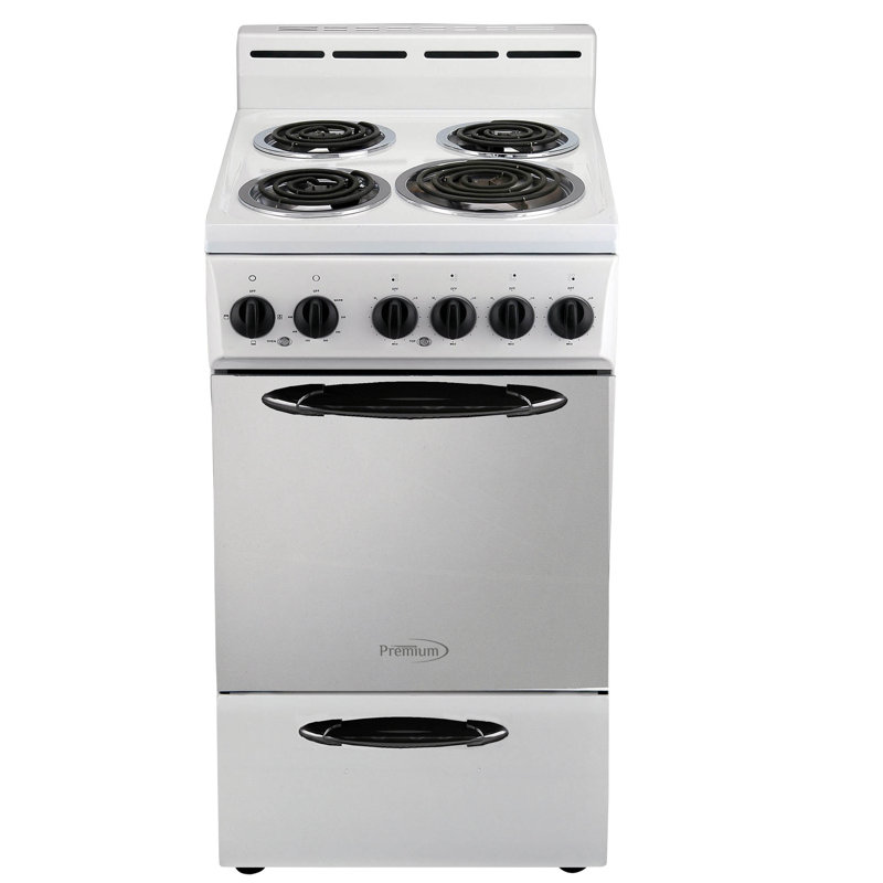 Premium 24 2 6 Cu Ft Freestanding Electric Range Wayfair 2 6 Cu Ft Freestanding Electric Range