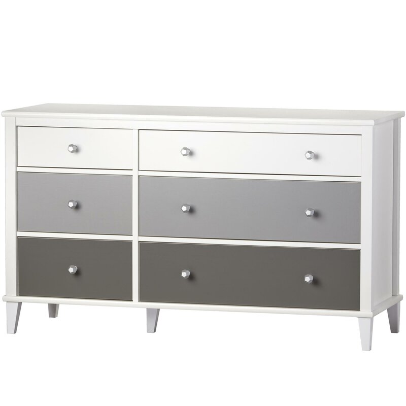 Little Seeds Monarch Hill Poppy 6 Drawer Double Dresser & Reviews | Wayfair