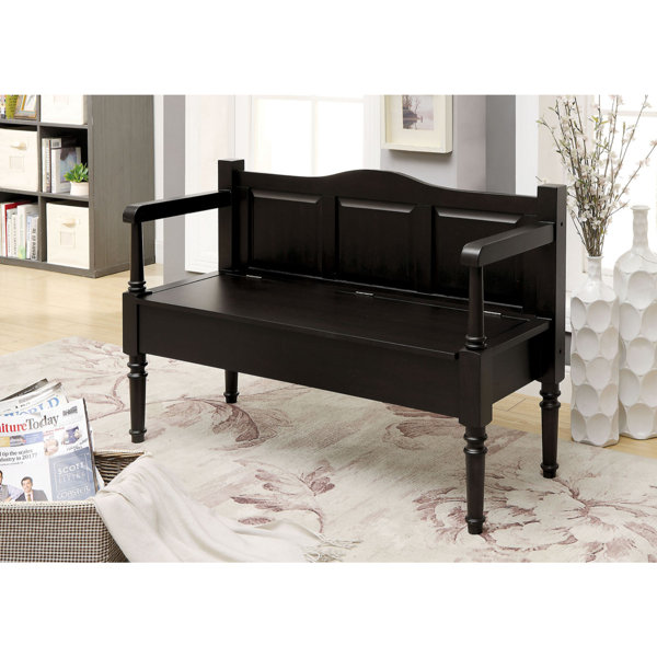 Gracie Oaks Roselli Wood Storage Bench Wayfair