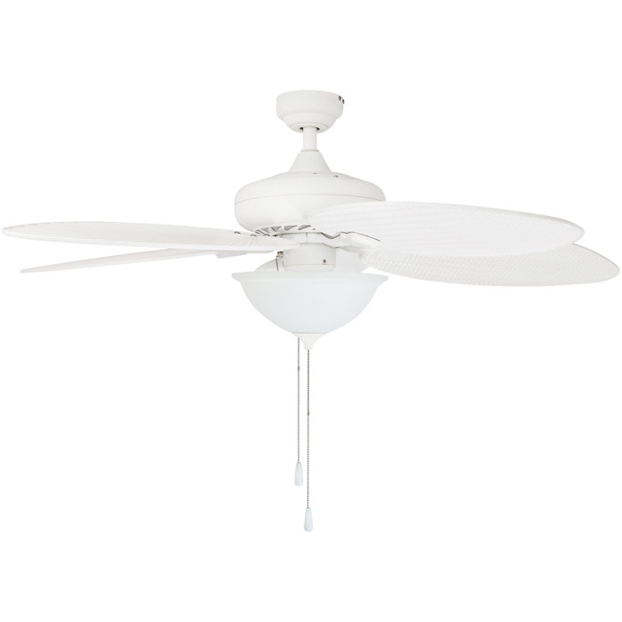 Bay Isle Home 52 Cosgrave Palm Tropical 5 Blade Ceiling Fan