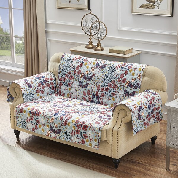 T-Cushion Loveseat Slipcover By August Grove