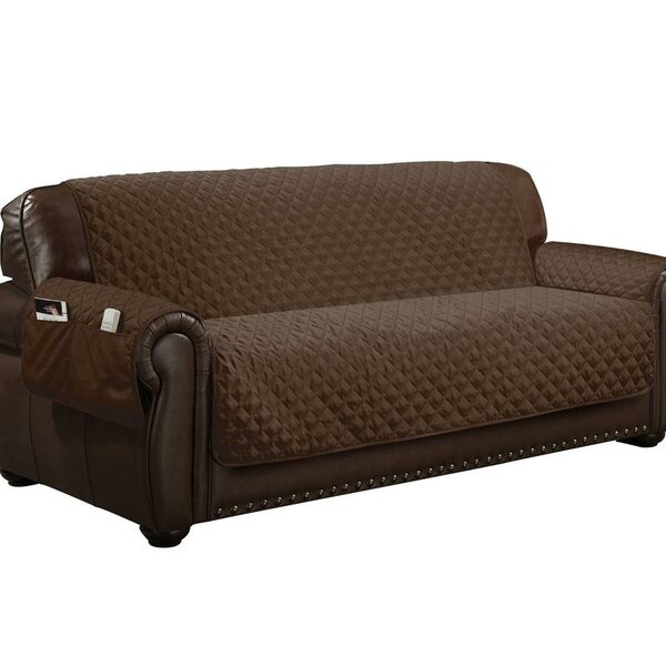 Water Resistant T-Cushion Sofa Slipcover By Symple Stuff