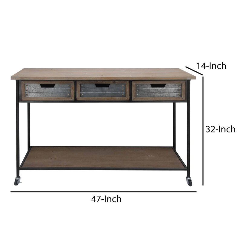 14 inch console table