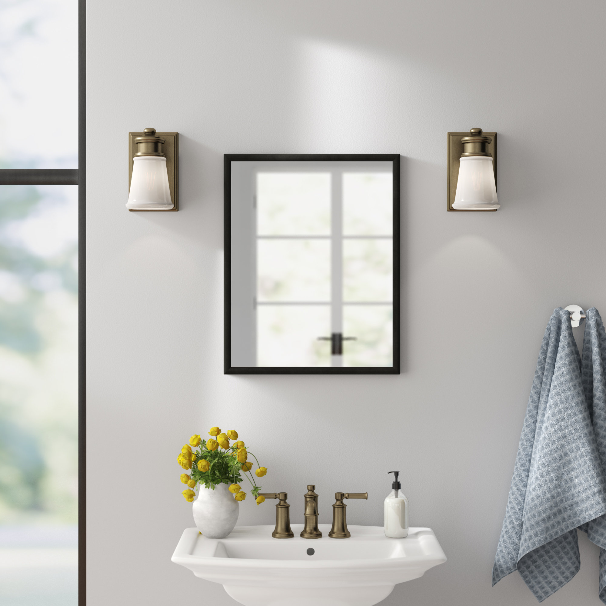 Three Posts Ferndown Traditional Bathroom Vanity Mirror Reviews Wayfairca Three Posts Ferndown Traditional Bathroom Vanity Mirror Reviews Wayfairca