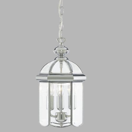 Searchlight Lighting 3 Light Ceiling Lantern Pendant Chrome, E14