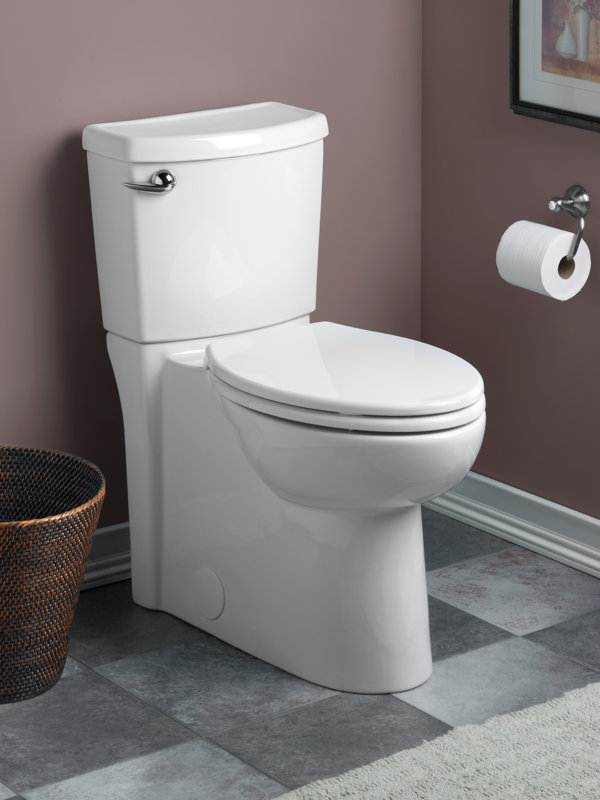 American Standard Cadet 3 Right Height 1.28 GPF Round TwoPiece Toilet
