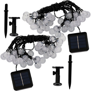 LED Solar Powered 30 Light Globe String Light