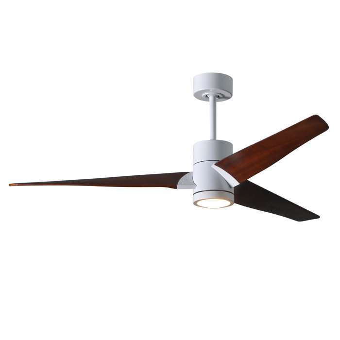 Orren Ellis 60 Hedman 3 Blade Led Ceiling Fan With Remote Wayfair