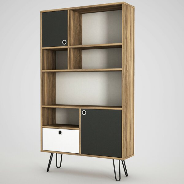 Lillyana Geometric Bookcase By Brayden Studio