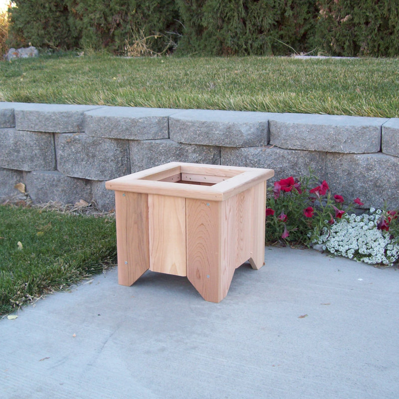 WoodCountry Cedar Planter Box & Reviews Wayfair