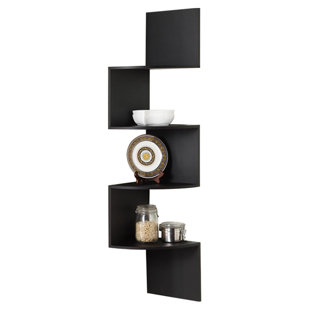 Modern Contemporary Tall Corner Shelf Unit Allmodern Quickview