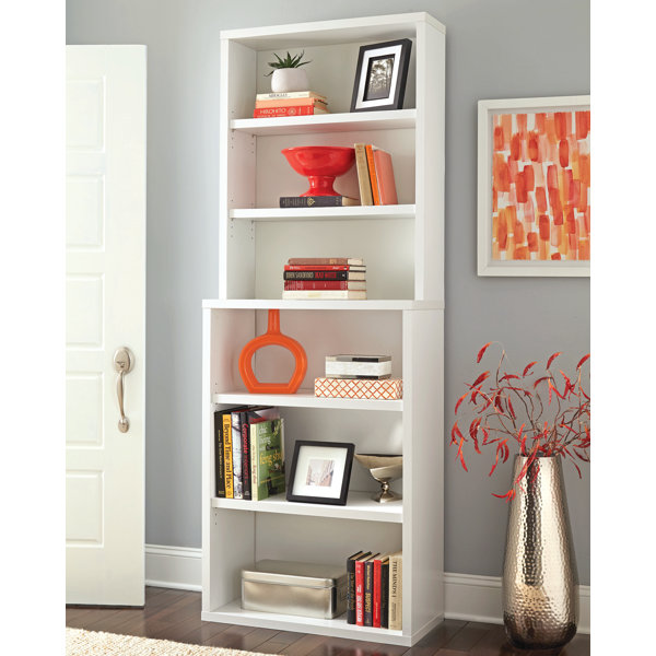 Decorative 6 Shelf Standard Bookcase by ClosetMaid