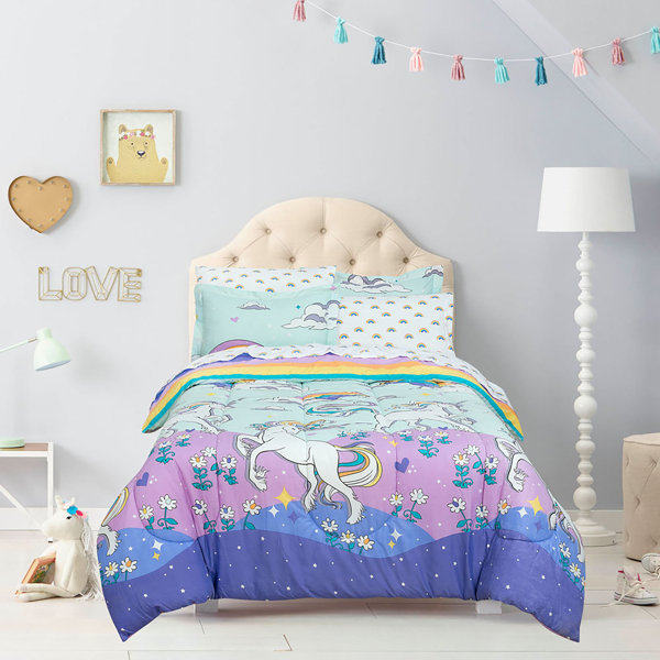 Space Explorer Astronauts Planets Stars and Spaceships Super Soft Full Bed in a Bag with Reversible Comforter and Sheet Set