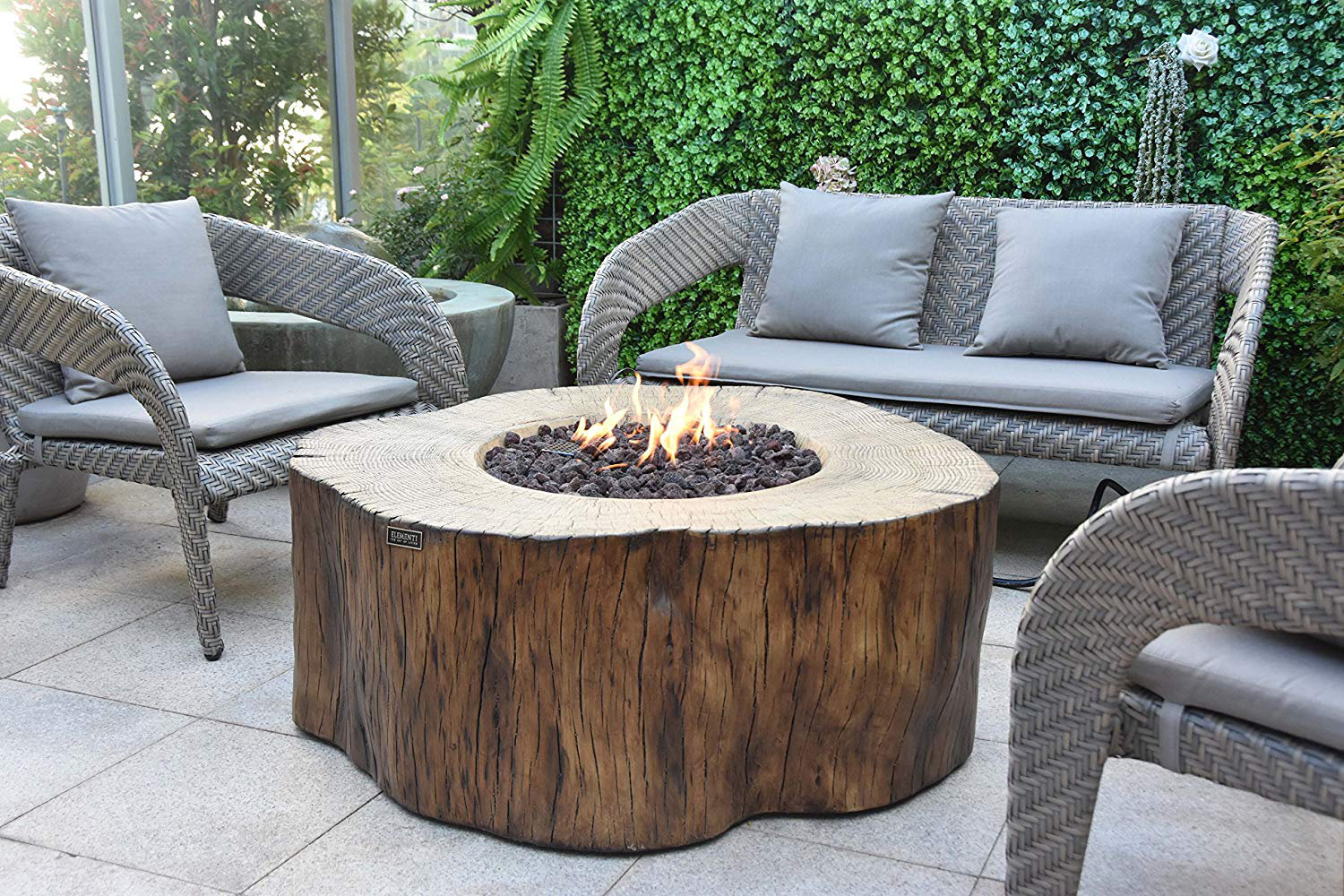 Millwood Pines Claxton Outdoor Concrete Fire Pit Wayfair