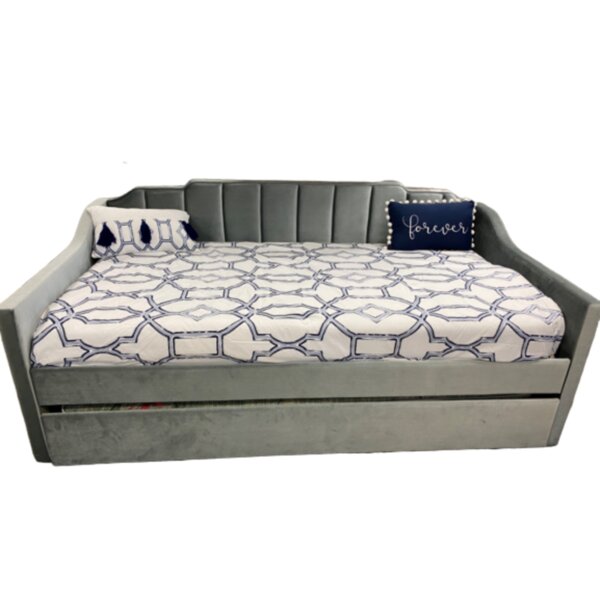 Review Kerim Modern Twin Daybed With Trundle