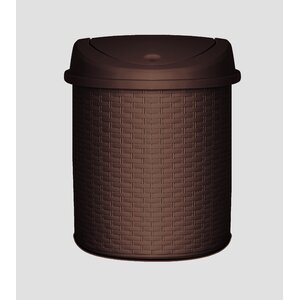 Plastic 5.5 Gallon Swing Top Trash Can