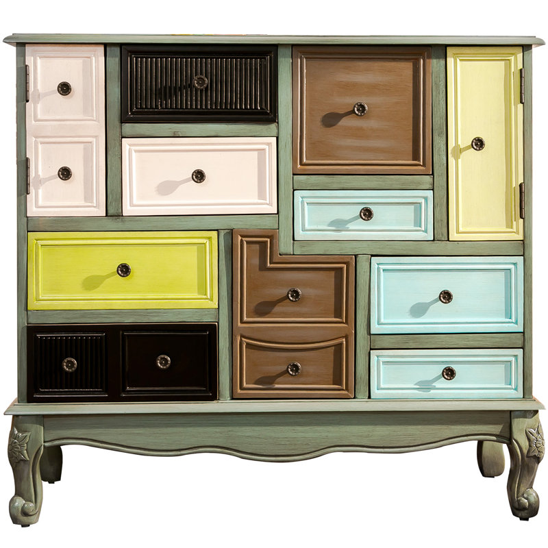 August Grove Ailbe 9 Drawer Accent Chest Wayfair