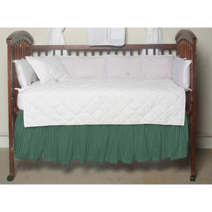Velcro Dust Ruffle Wayfair Plaid Cotton Crib Dust Ruffle