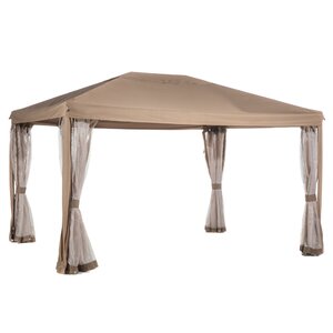 Abba Patio 12 Ft. W x 10 Ft. D Steel Permanent Canopy