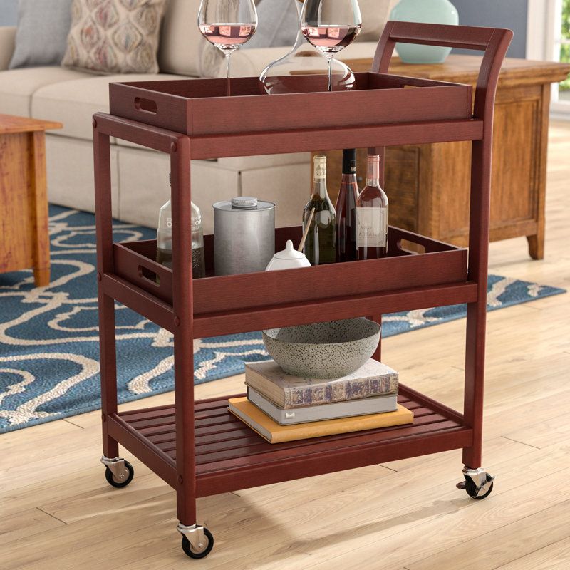 Alcott Hill Adamsburg Entertainment Bar Cart Reviews Wayfair Adamsburg Entertainment Bar Cart