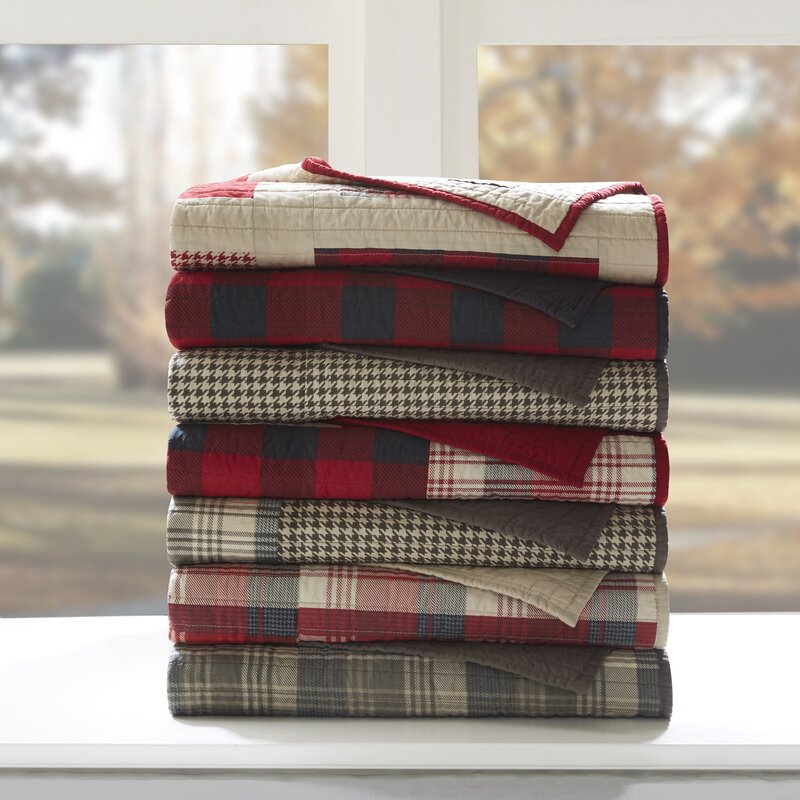 Winter Hills Quilted Cotton Throw