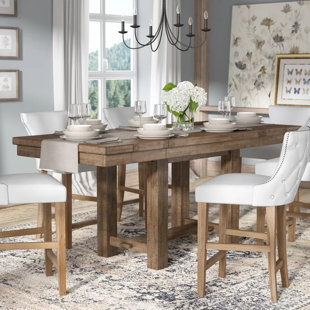 9 Foot Dining Table Wayfair Hillary Counter Height Extendable Dining Table