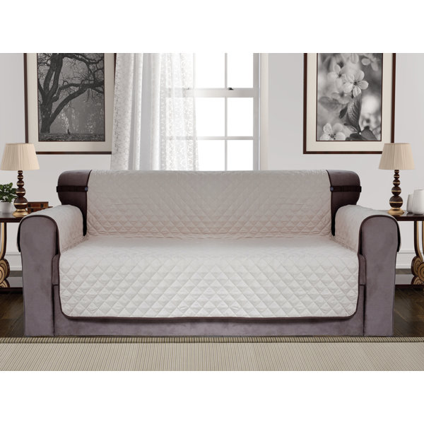 Diamond Reversible Box Cushion Sofa Slipcover By Red Barrel Studio