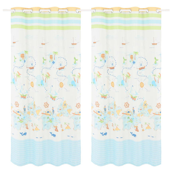 Roomie Kidz Fiore Kinderdrucke Reisen durch die Welt Ösen ...