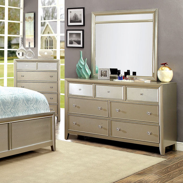 Ashmont Rectangular Dresser Mirror by A&J Homes St