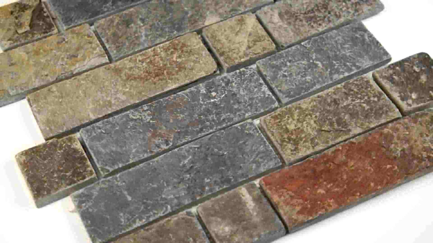 Msi Random Sized Slate Mosaic Tile In California Gold Reviews Random Sized Slate Mosaic Tile In California Gold