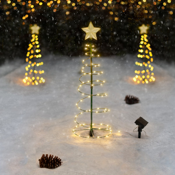 solar garden lights metal fish
