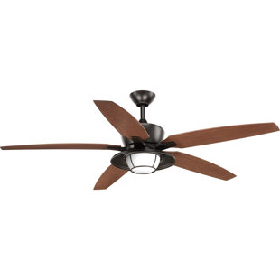 Best Milmont 5 Blade Outdoor LED Ceiling Fan with Remote By Breakwater Bay Outdoor Lighting Milmont 5 Blade Outdoor LED Ceiling Fan with Remote By Breakwater Bay Outdoor Lighting