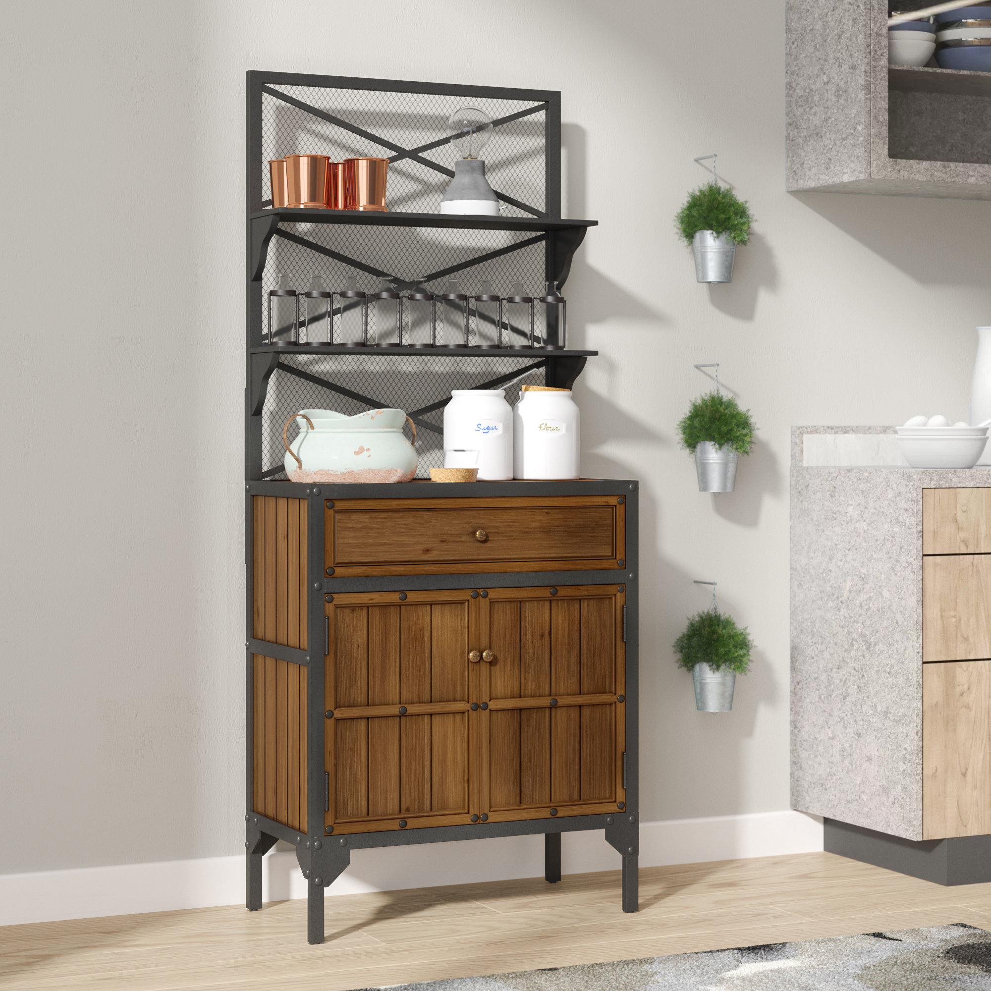 17 Stories Eastvale Iron Baker S Rack Reviews Wayfair 17 Stories Eastvale Iron Baker S Rack