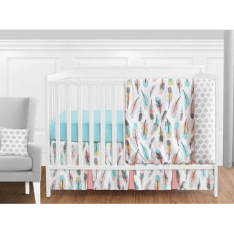 feather crib bedding