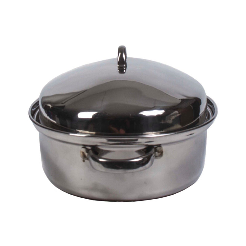 Imperial Home 14.5 in. Stainless Steel Roasting Pan & Reviews | Wayfair