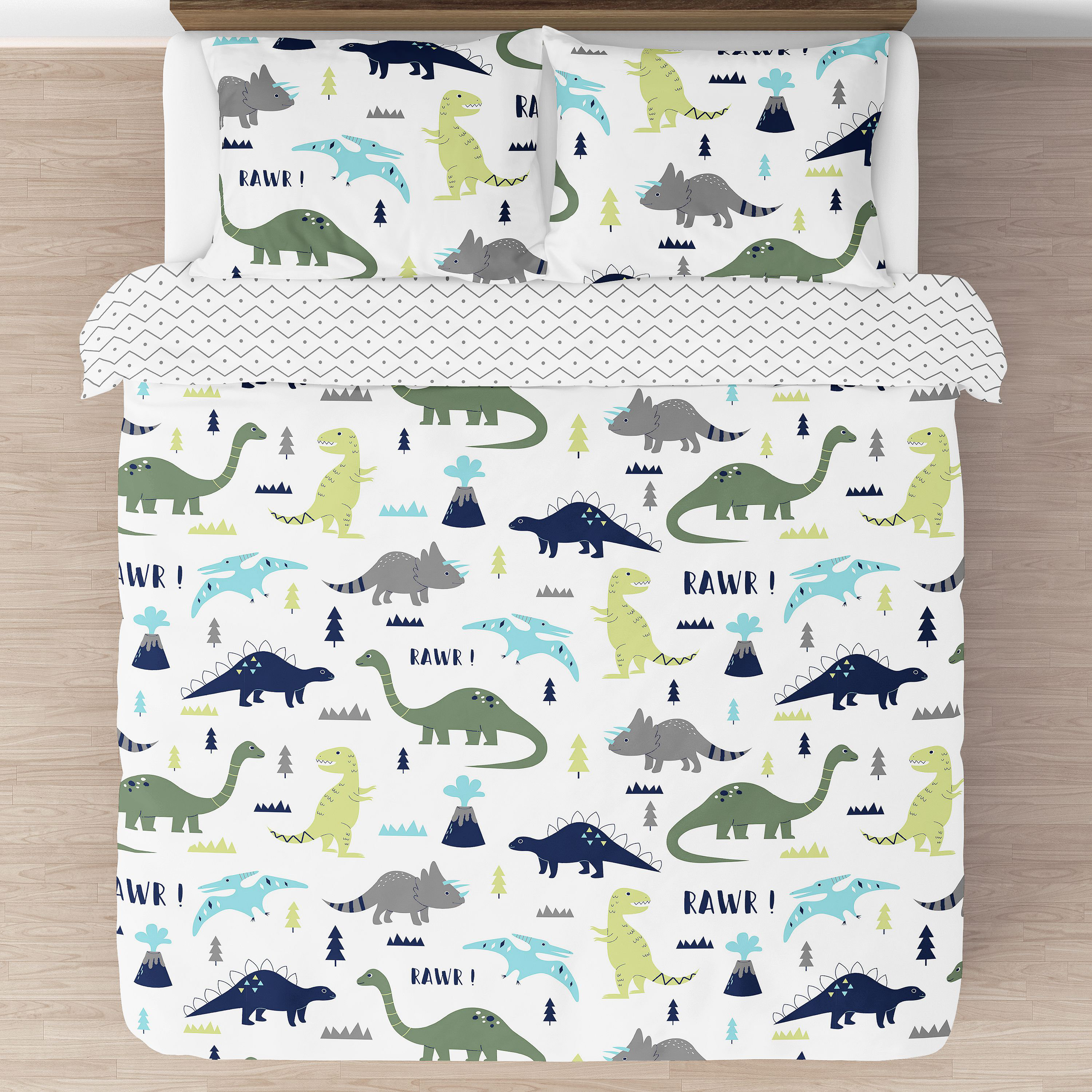 mod dinosaur bedding