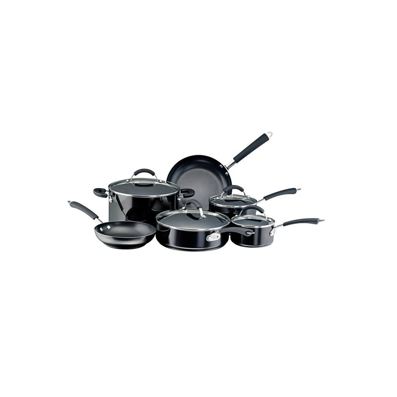 Farberware Millennium 12 Piece Aluminum Non Stick Cookware Set Farberware Millennium 12 Piece Aluminum