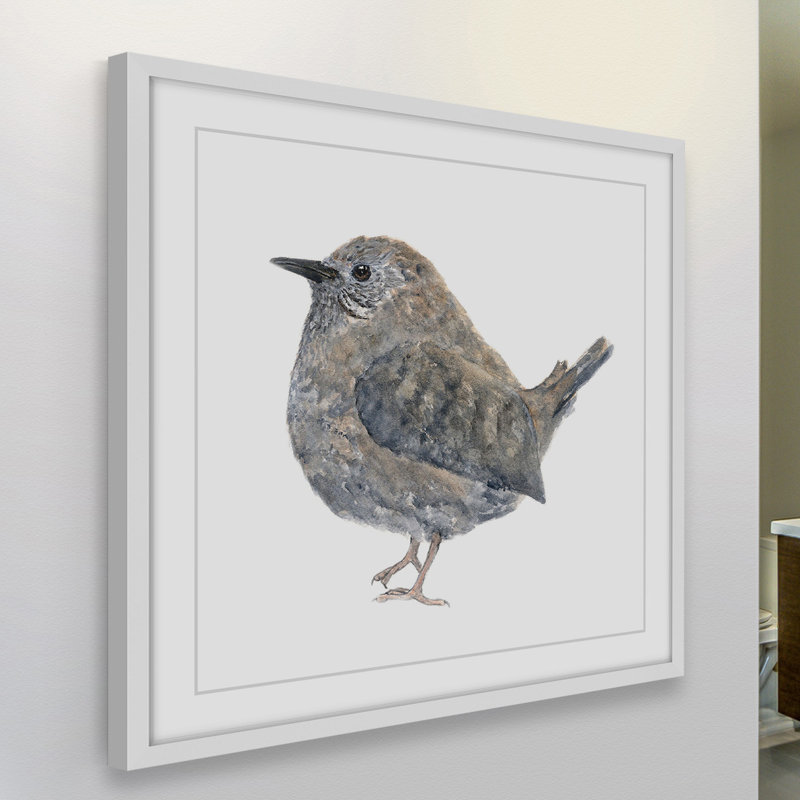 Marmont Hill Wren Bird By Thimble Sparrow Framed Painting Print
