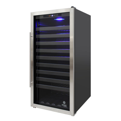 114 Bottle Single Zone Freestanding Single Zone Wine Cellar Vinotemp